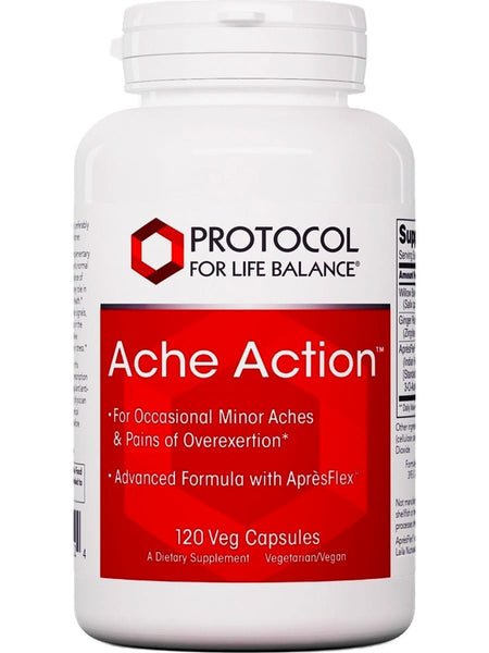 Protocol For Life Balance, Ache Action, 120 Veg Capsules