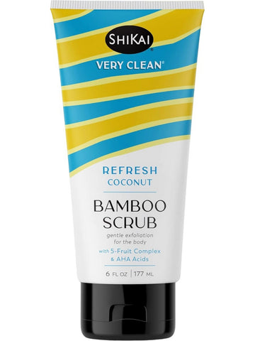 ShiKai, Very Clean Refresh Coconut Bamboo Scrub, 6 fl oz