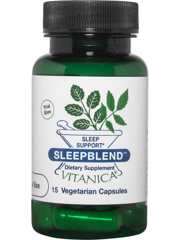 Vitanica, SleepBlend, 15 Vegetarian Capsules