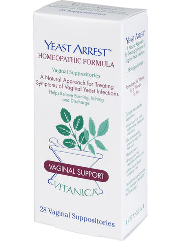 Vitanica, Yeast Arrest, 28 Suppositories